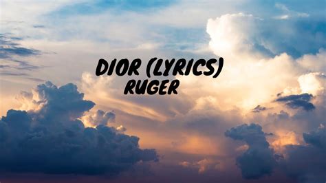 new dior lyrics|new Dior lyrics dbe.